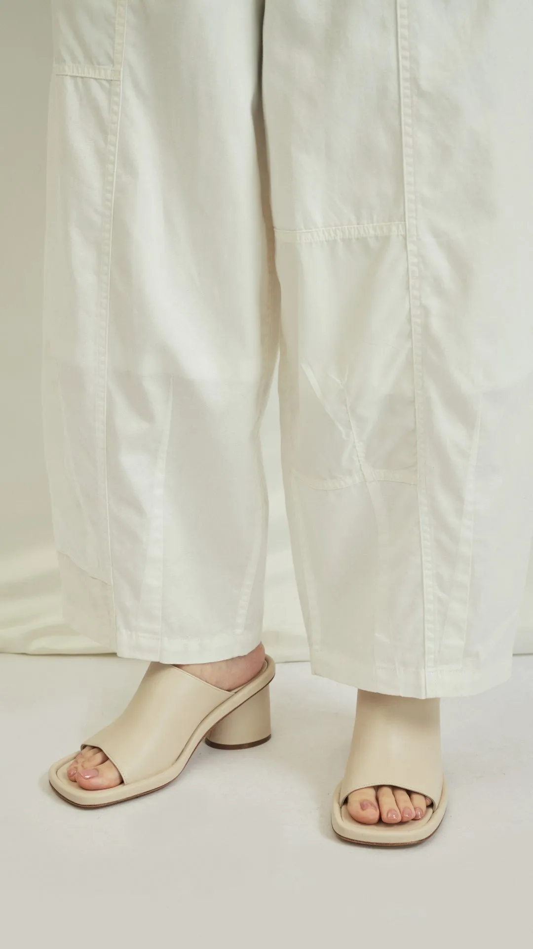 Square Toe Heeled Mules